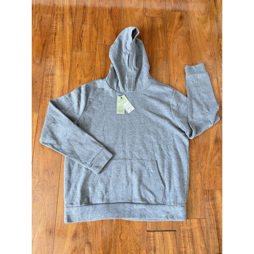 Goodfellow & Co Gray Fleece Pullover Hoodie Pockets Long Sleeve Men’s XL Regular
